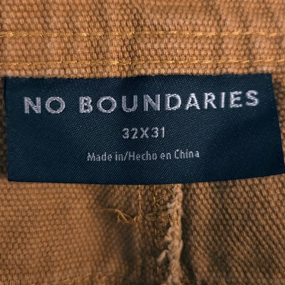 No Boundaries Carpenter Pants‎ Relaxed Fit Wide Leg Brown 32x31 (Fits 34x29